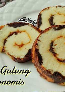 Bolu Gulung Ekonomis ala Chiffon Cake