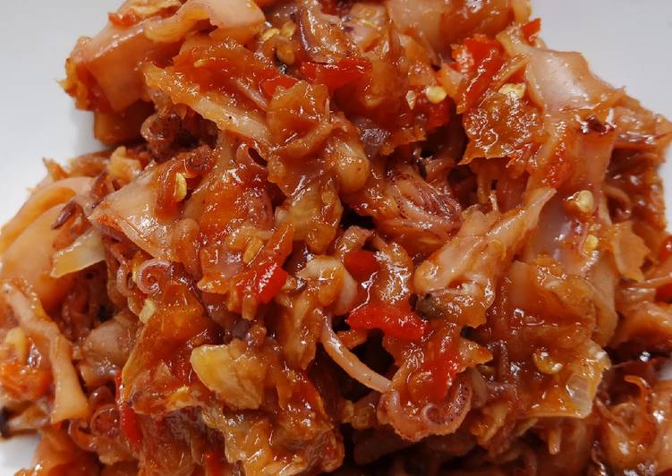 resep makanan Sambal Cumi Asin