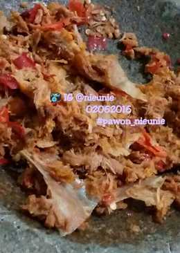 Iwak pe (ikan pari) sambel kencur