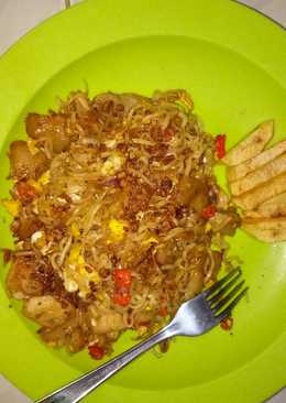 Bakmi goreng otak-otak scallop