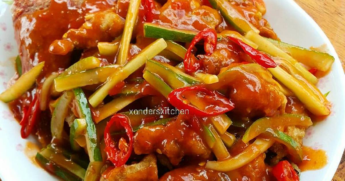 Resep Kakap asam manis oleh Xander's Kitchen - Cookpad