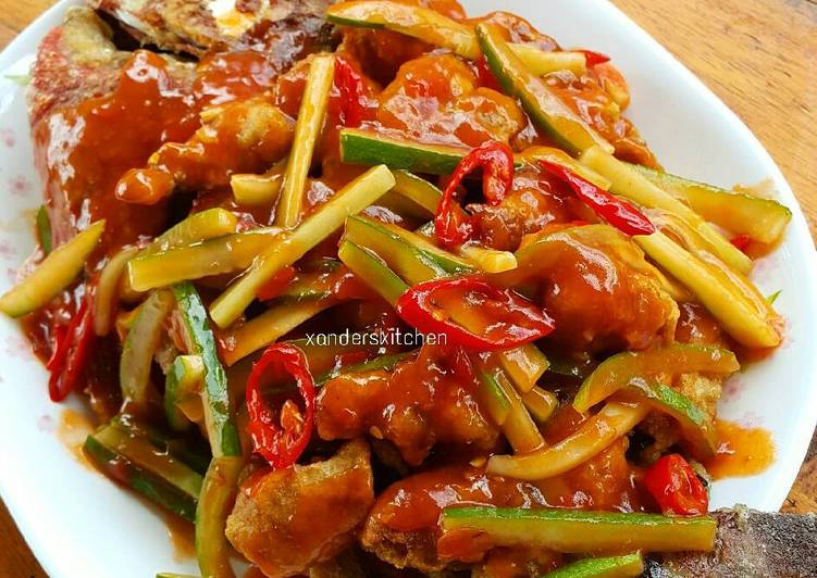 resep masakan Kakap asam manis