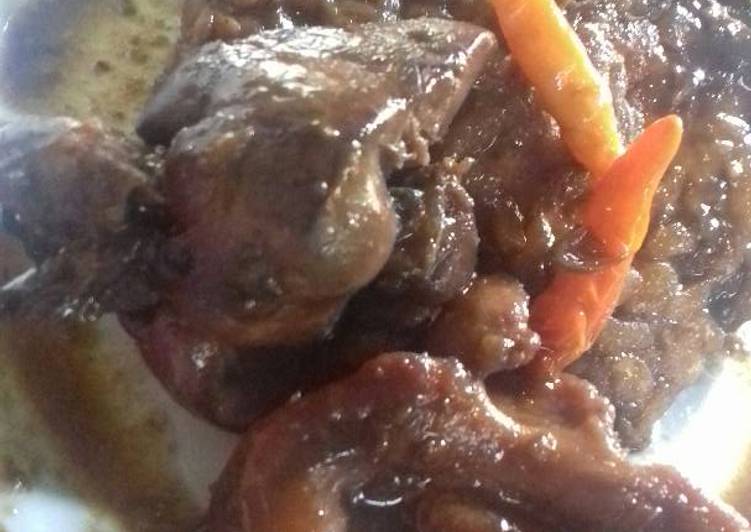 resep Semur/Bacem Tempe dan Hati Ampela Ayam