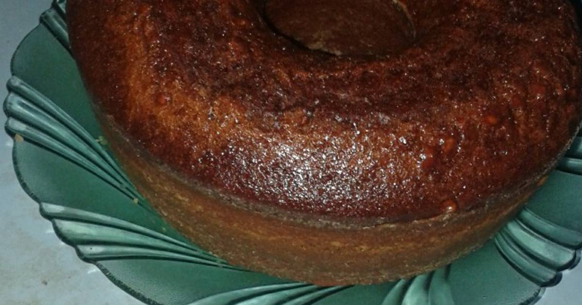 Resep Bolu caramel sarang semut