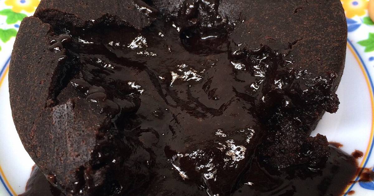 Resep Simple lava cake Resep Simple lava cake