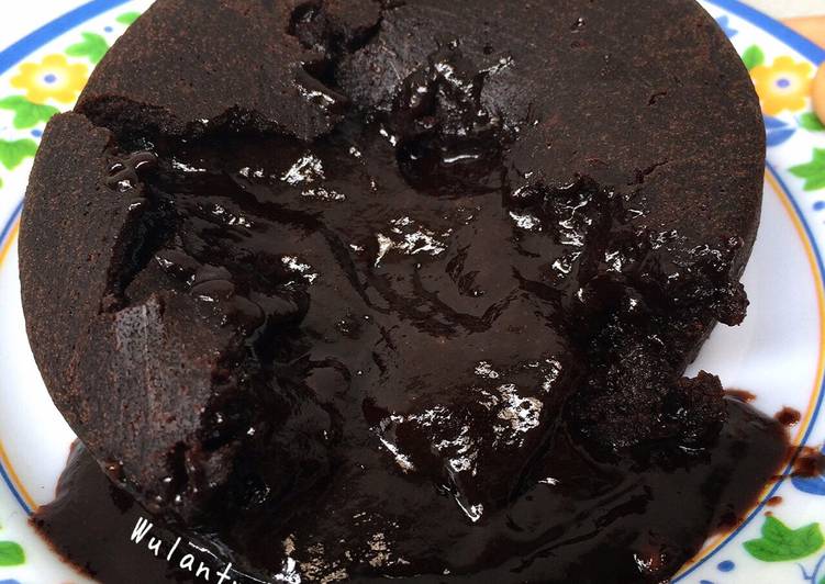 Resep Simple lava cake Kiriman dari Wulan tw