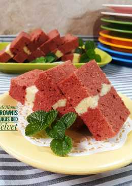 408. Brownies Kukus Red VelvetÂ  #PR_BrowniesDCC