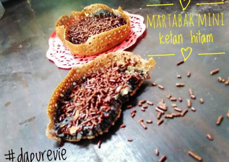 gambar untuk resep Martabak ketan hitam mini