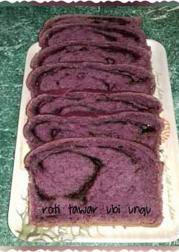 Roti tawar ubi ungu