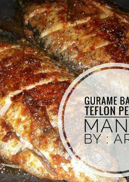 Gurame bakar teflon pedas manis ðŸ˜‹ðŸ˜‹ðŸ˜‹