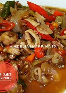 Cumi Saus Tiram (Asam Manis Pedas)