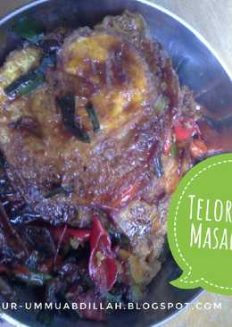 Telor Ceplok Masak Kecap Pedas Manis