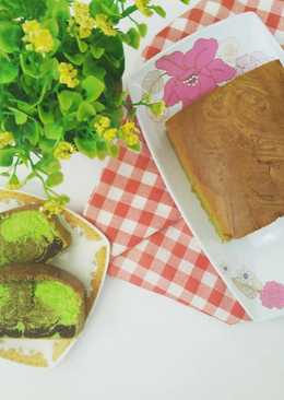 Marmer Cake Pandan Jadul