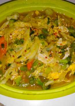 Capcay sayur kuah pedas