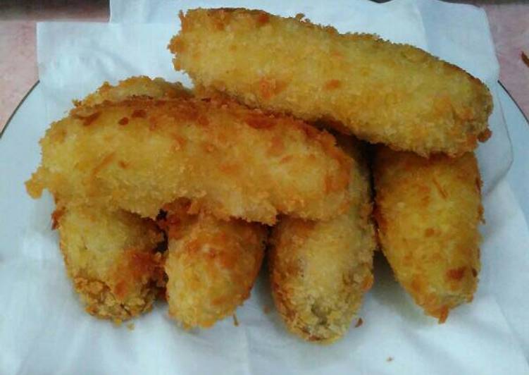 gambar untuk resep makanan Pisang goreng crispy simple