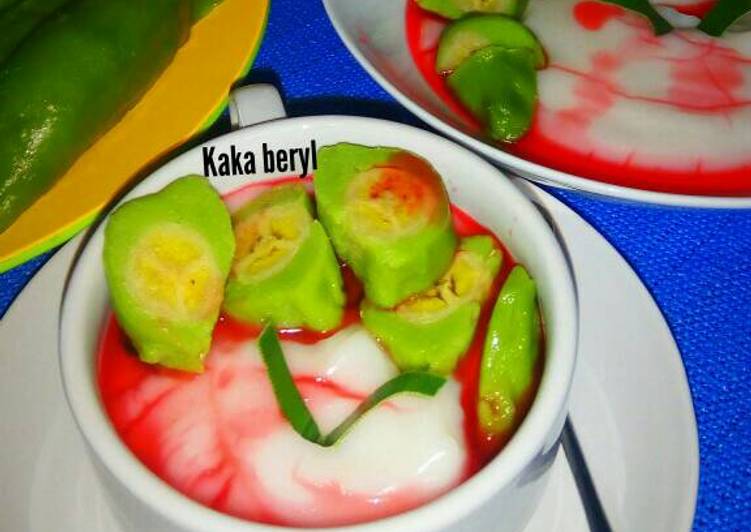 cara membuat Pisang ijo|| lembut || kenyal || # Makassar Sul - sel