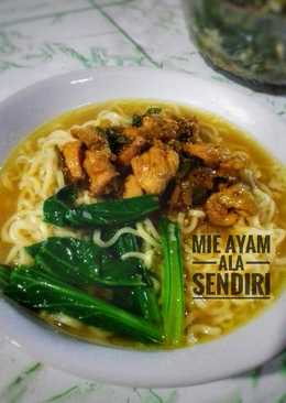 Mie Ayam ala Sendiri