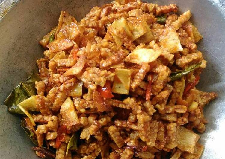 resep makanan Kering Tempe Kentang