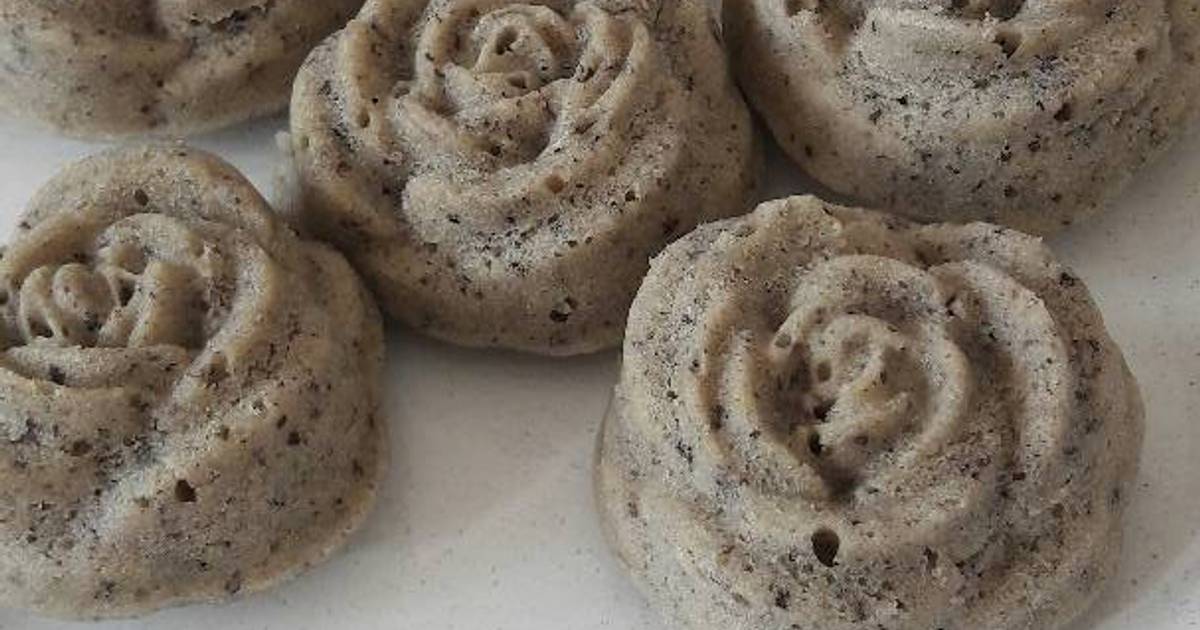 Resep Bolu kukus tape ketan hitam , no mixer, no timbangan, no oven