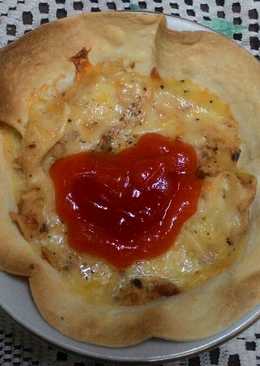 Fettucini baked with tortallia