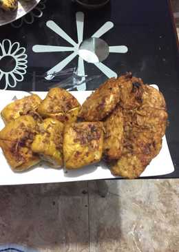 Tahu tempe bacem