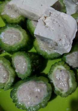 Pare dan tahu isi siomay ayam