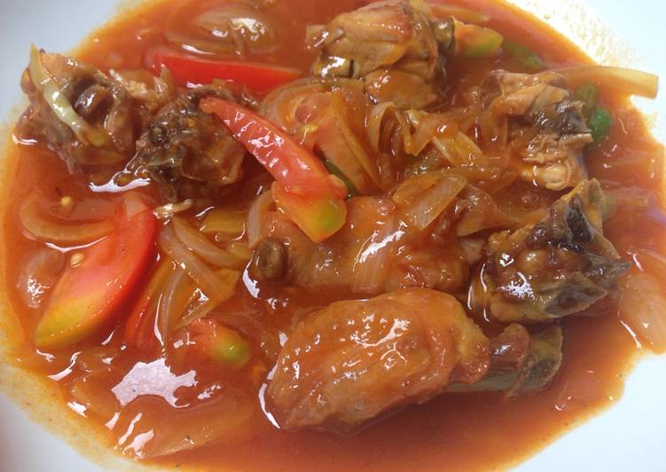 Resep Ayam Saus Padang oleh dyndraaa - Cookpad
