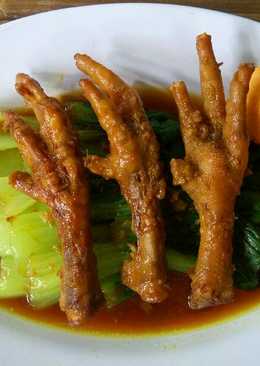 Pokcoy Siram Semur Ceker