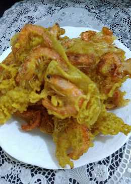 Rempeyek udang/Gimbal udang praktis