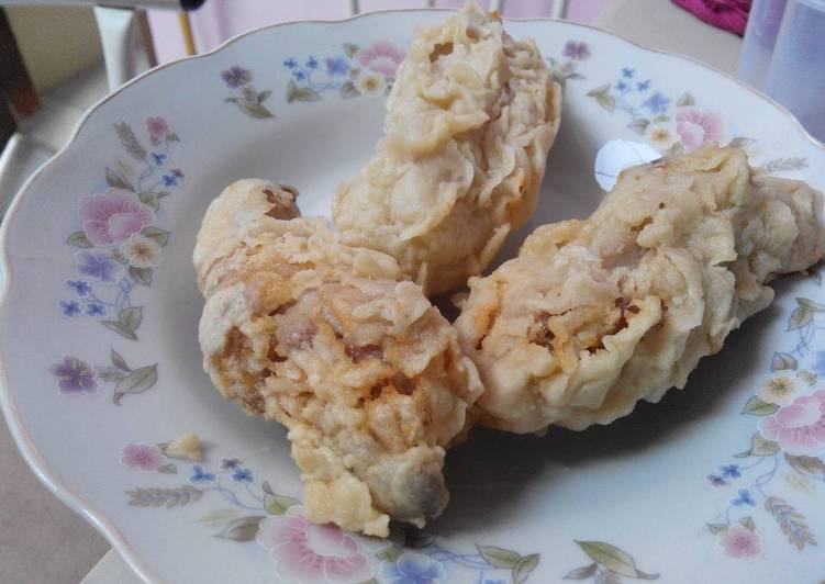 Resep Ayam goreng tepung krispi oleh eHa - Cookpad