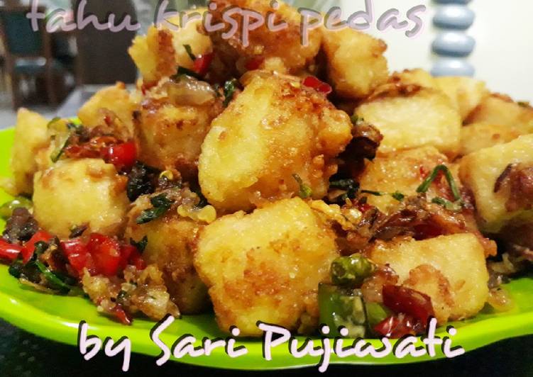 resep makanan Tahu Krispi Pedas