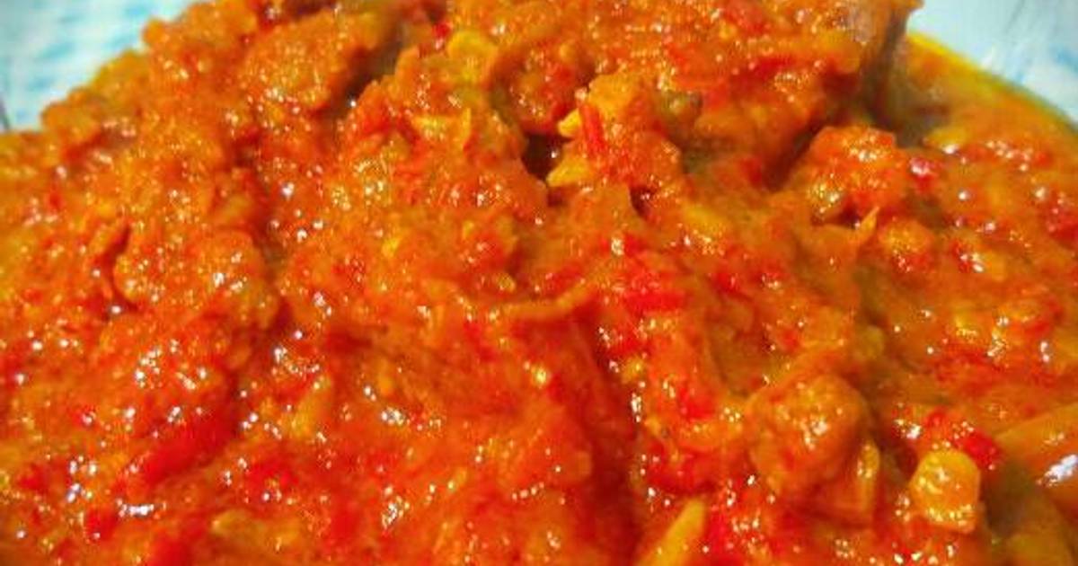 15 resep sambal  bajak  santan enak dan sederhana Cookpad