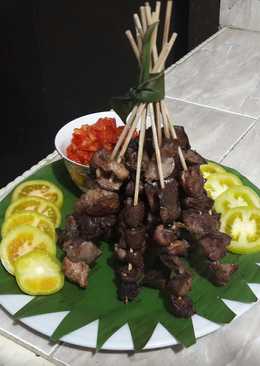 Sate hati ayam goreng