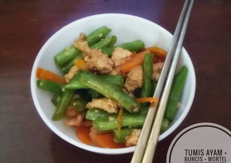 gambar untuk resep makanan Tumis Buncis Ayam (Lunch DEBM)