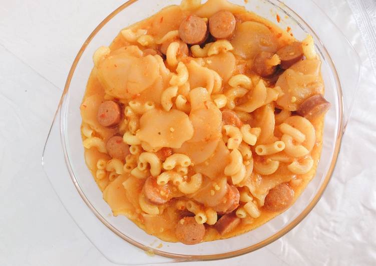 resep masakan Seblak Macaroni Sosis