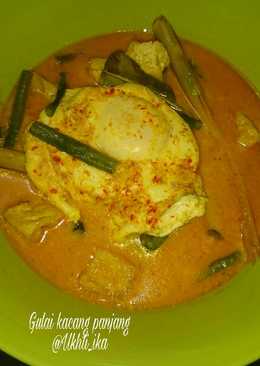 Gulai kacang panjang pedas mantap