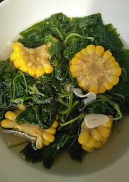 Sayur bayam jagung manis