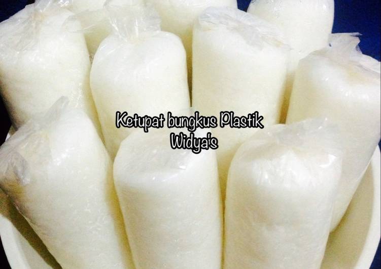 resep Ketupat bungkus plastik