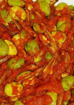 Sambel pete ikan bilis