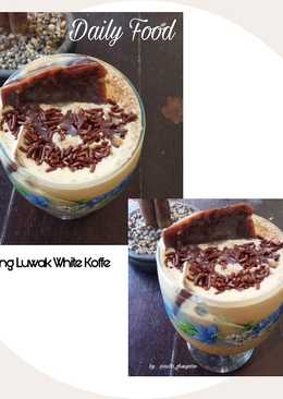 Menu buka puasa : Es Puding Coklat Luwak White Koffie