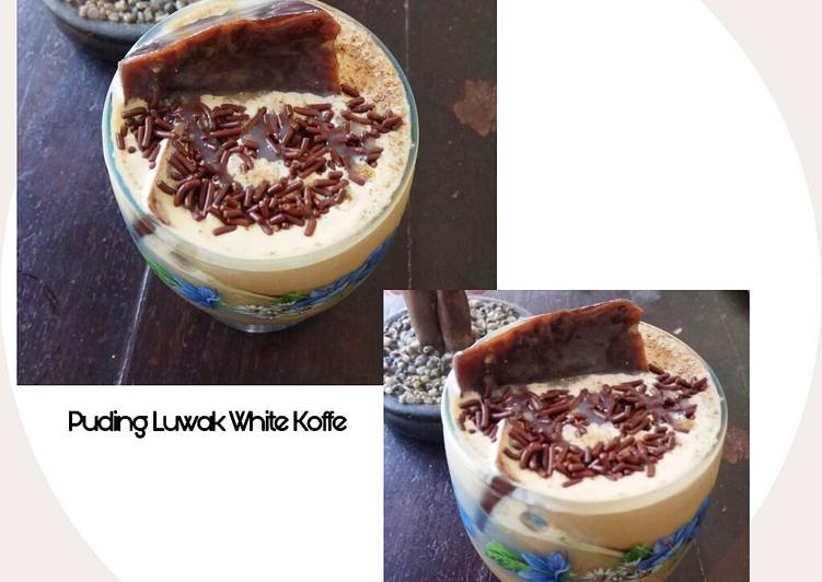 gambar untuk resep Menu buka puasa : Es Puding Coklat Luwak White Koffie