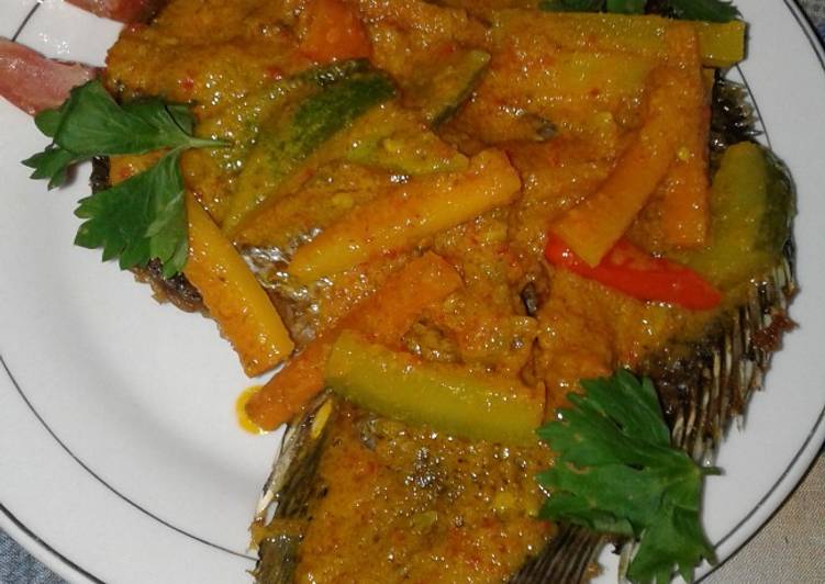 resep masakan Ikan nila acar kuning