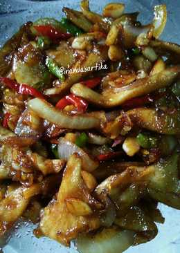 Jamur Tiram Masak Kecap Pedas