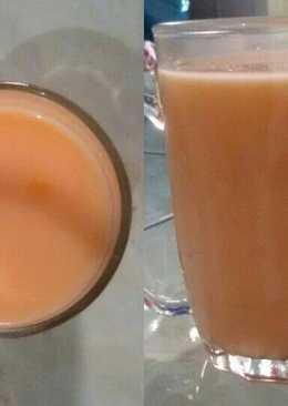 Carrot Milk ala Thai tea