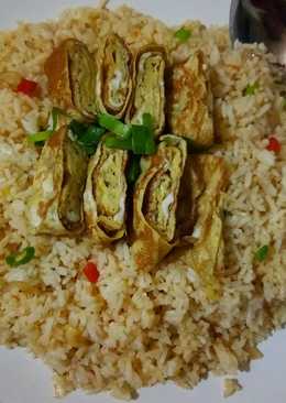 Nasi goreng mentega with telur gulung ðŸ˜„