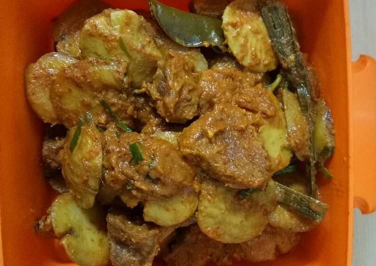 resep lengkap untuk Rendang Jengkol (lembut, no bau)