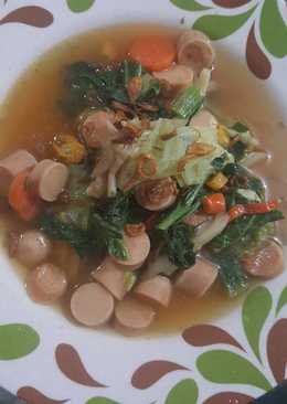 Capcay sayur sosis