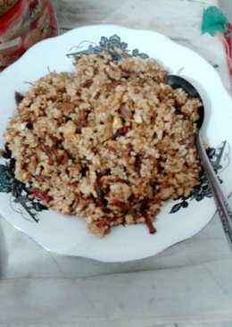 Nasgor bumbu rendang suwir