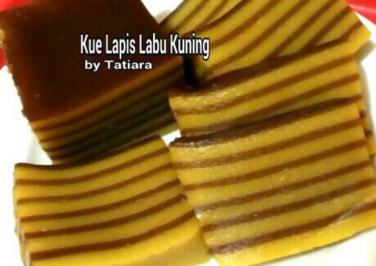 cara membuat Kue Lapis LABU KUNING