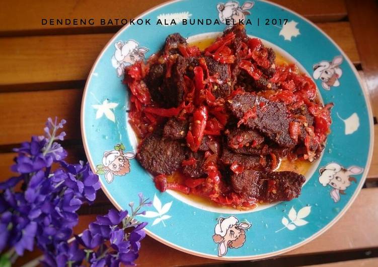 resep makanan DENDENG BATOKOK ALA bunda ELKa